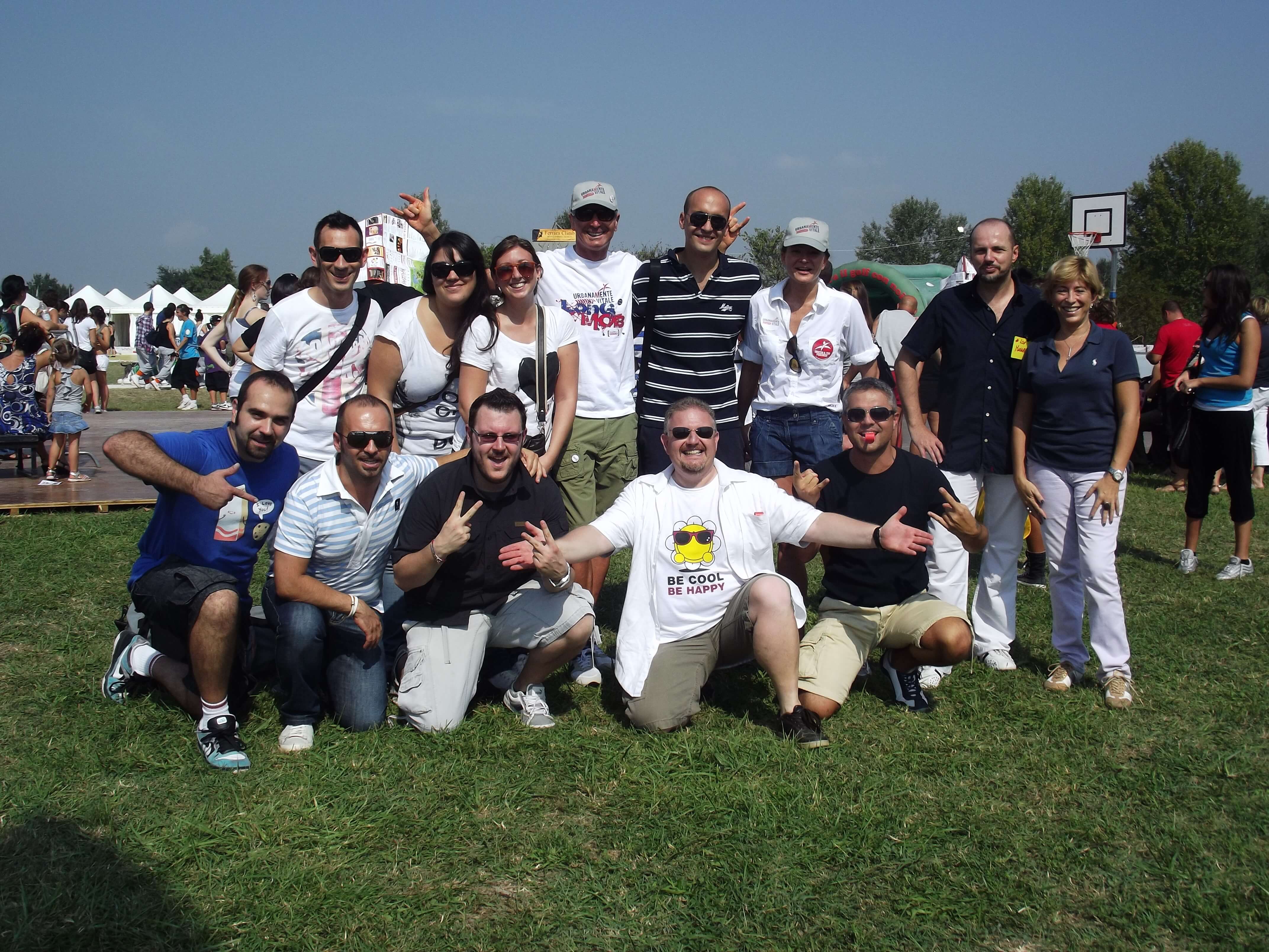 Il gruppone dei blogger e degli organizzatori con la Presidente Zappaterra