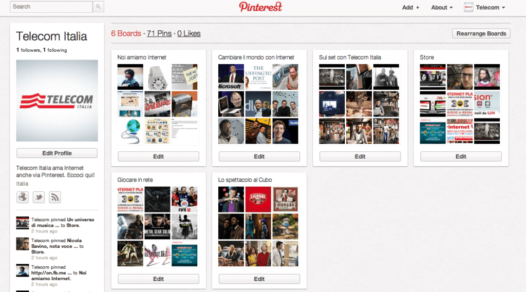 Telecom su Pinterest