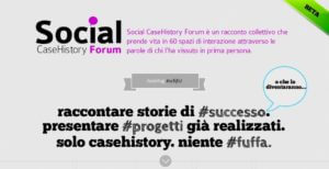 Social CaseHistory Forum Milano 2012