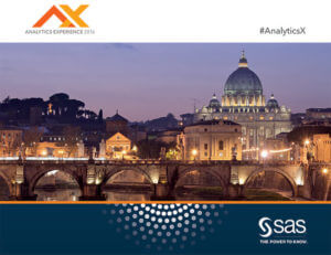 SAS Analytics Experience Roma 2016