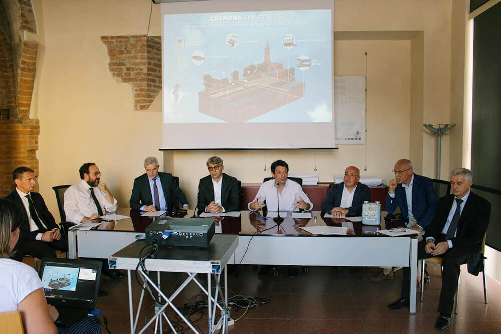 Conferenza stampa Cremona Smart City