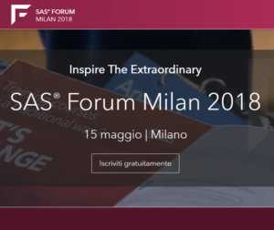 SAS Forum Milan 2018
